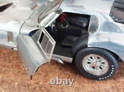 Damaged EXOTO Silver COBRA DAYTONA COUPE 118 DIE CAST CAR RACING LEGENDS