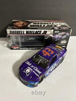 Darrell Bubba Wallace Jr 2018 #43 Click N Close Daytona 500 RV Autographed 1/24