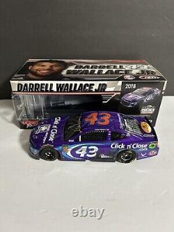 Darrell Bubba Wallace Jr 2018 #43 Click N Close Daytona 500 RV Autographed 1/24