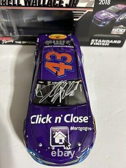 Darrell Bubba Wallace Jr 2018 #43 Click N Close Daytona 500 RV Autographed 1/24