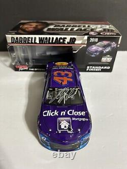 Darrell Bubba Wallace Jr 2018 #43 Click N Close Daytona 500 RV Autographed 1/24