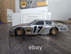 Darrell Waltrip 1/24 Autographed diecast King Of Bristol Motor Speedway #17 Read