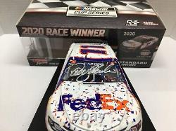 Denny Hamlin Autographed Diecast 2020 #11 Fedex Express Daytona Champion 1/24