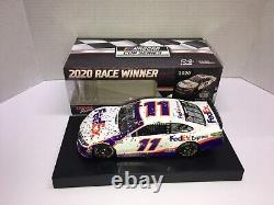 Denny Hamlin Autographed Diecast 2020 #11 Fedex Express Daytona Champion 1/24