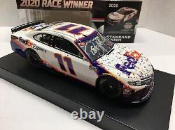 Denny Hamlin Autographed Diecast 2020 #11 Fedex Express Daytona Champion 1/24