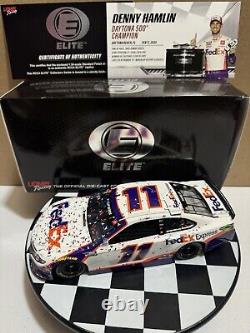 Denny Hamlin ELITE #11 Fedex Express Daytona Champion 2020 1/24 Diecast