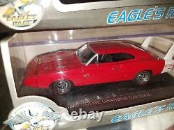 Eagle Universal Hobbies 1/43 Scale 1969 Dodge Charger Daytona NASCAR Set of 6+