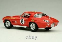 Exoto 118 1966 Penske Corvette stingray #6 Daytona 24 1st entry as a car owner