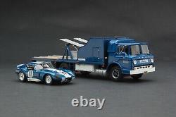 Exoto 43 1965 Cobra Daytona Race Car Transporter LAX To ORY # EXO00065GS4