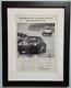 Framed Porsche 911 Racing Daytona Sebring Watkins Glen Original Vintage Print Ad