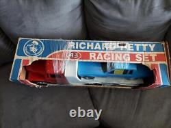 Gay Toys Richard Petty Race Car and Car Hauler