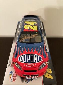 Jeff Gordon 2006 Dupont Sonoma Win AUTOGRAPHED Corporate Exclusive 124 Diecast