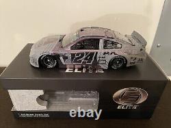 Jeff Gordon 2015 AUTOGRAPHED Axalta Rainbow Throwback Ghost ELITE 124 Diecast