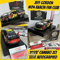 Jeff Gordon 2023 Axalta Fan Club Fantasy ELITE Authographed 124 Scale Diecast