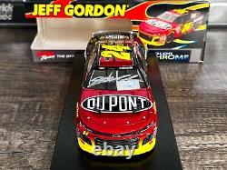 Jeff Gordon Autographed #24 DuPont Firestorm Fan Club Color Chrome 2024 1/24