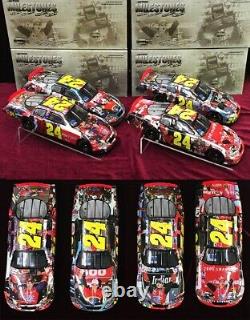 Jeff Gordon Career Milestones 4-car Set 4-time Nascar Champ, 4-time Indy Winner