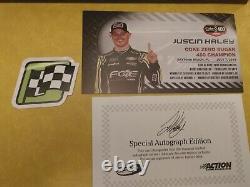 Justin Haley #77 FOE Daytona Win Autograph 1/24 2019