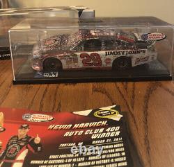 Kevin Harvick 2011 #29 Jimmy Johns Fontana Win Liquid Color 124 Scale 1/133