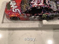 Kurt Busch 2017 Autographed Ford Haas Daytona 500 Race Win Diecast & 2022 Card