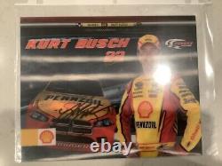 Kurt Busch 2017 Autographed Ford Haas Daytona 500 Race Win Diecast & 2022 Card