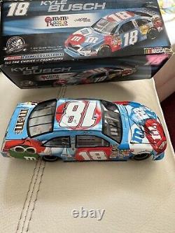 Kyle Busch #18 2009 M&Ms Gunmetal 1 of 288 SIGNED