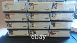 Legends of racing 1/43 scale in plastic cases set of 12 cars, description cards