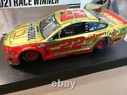 Lionel Joey Logano #22 Liquid Pennzoil Bristol Dirt Raced Win Door Number Din