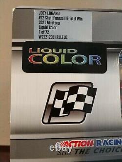 Lionel Joey Logano #22 Liquid Pennzoil Bristol Dirt Raced Win Door Number Din