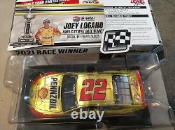 Lionel Joey Logano #22 Liquid Pennzoil Bristol Dirt Raced Win Door Number Din