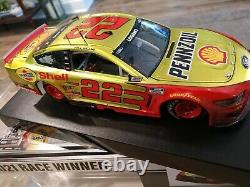 Lionel Joey Logano #22 Liquid Pennzoil Bristol Dirt Raced Win Door Number Din