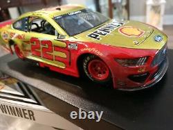 Lionel Joey Logano #22 Liquid Pennzoil Bristol Dirt Raced Win Door Number Din