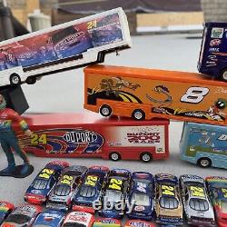 Lot 50+ NASCAR 164 Diecast Loose Vintage Car Gordon 24 TRANSPORTER Hauler TRUCK