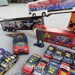 Lot 50+ NASCAR 164 Diecast Loose Vintage Car Gordon 24 TRANSPORTER Hauler TRUCK