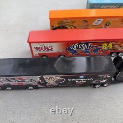 Lot 50+ NASCAR 164 Diecast Loose Vintage Car Gordon 24 TRANSPORTER Hauler TRUCK