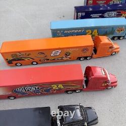 Lot 50+ NASCAR 164 Diecast Loose Vintage Car Gordon 24 TRANSPORTER Hauler TRUCK