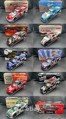 Lot of 10 Dale Earnhardt Jr 124 NASCAR Diecasts DEI Hendrick Budweiser Oreo