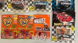 Lot of 47 NOS 164 scale race cars, several drivers, carded &boxed, EVC