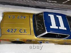 Mario Andretti, Hand Signed, 1968 Mercury Cyclone Daytona 500 Race Car 1/24