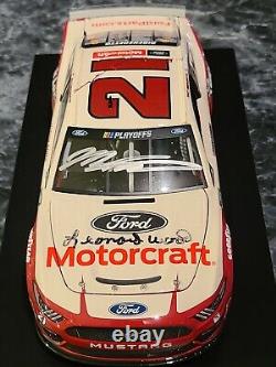 Matt DiBenedetto + Wood Bros SIGNED Ford 2020 Darlington Throwback 124 + Coin