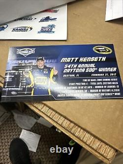 Matt Kenseth #17 Best Buy Daytona 500 Win 2012 Fusion 124 Nascar Autographed