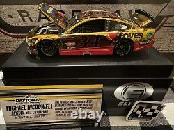 Michael McDowell #34 Love's 2021 ELITE COLOR CHROME 1/24 DAYTONA 500 WIN ONLY 52