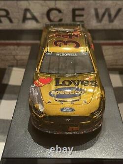 Michael McDowell #34 Love's 2021 ELITE COLOR CHROME 1/24 DAYTONA 500 WIN ONLY 52