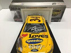 Michael Mcdowell Autographed 2021 #34 Love's Travel Stops Daytona 500 Win 1/24