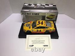 Michael Mcdowell Autographed 2021 #34 Love's Travel Stops Daytona 500 Win 1/24