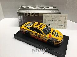 Michael Mcdowell Autographed 2021 #34 Love's Travel Stops Daytona 500 Win 1/24