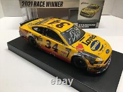 Michael Mcdowell Autographed 2021 #34 Love's Travel Stops Daytona 500 Win 1/24