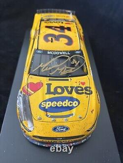 Michael Mcdowell Autographed Elite 2021 #34 Love's Daytona 500 Win 1/24