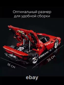 NEW DIY Technic Ferrari Daytona SP3 1273 pcs Building Blocks Set Toy Car