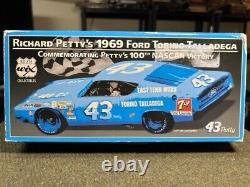 NEW Openbox R. Petty 1969 Ford Torino Talladega #43 Diecast 124 COA NEGOTIATE