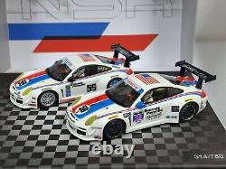 NSR NSRSET14 Porsche Brumos 997 Daytona 24h, #58 & #59 1/32 Slot Car Set 2 Cars